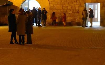 Altsasuko urte berri eguneko auzatea Gure Etxea eraikinean