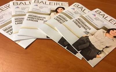 Mari Mar Cortes urtarrileko Baleike aldizkariko azalean