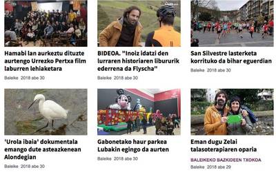 Milioi bat ikustaldi baino gehiago izan ditu Baleikeren webguneak 2018an