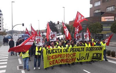 Huerta de Peraltako grebalariekiko elkartasun afaria