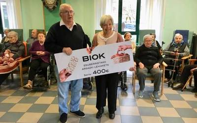 Berako zahar-etxeak Biok bentak antolatutako Gabonetako txapelketa irabazi du