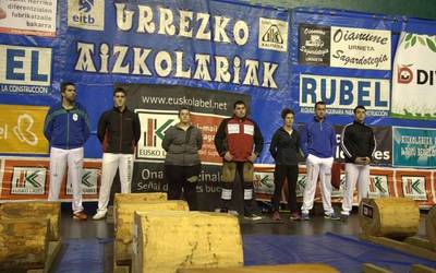 Lehia estua eta giro polita Gurean jokatutako herri kirol saioan