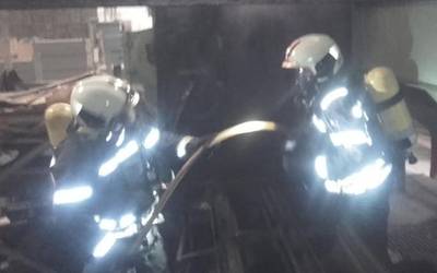 Makina batek su hartu du Arantzar kaleko poligonoan