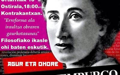 Rosa Luxemburgo, Maravillas babestu eta jangela, urtarrileko agendan