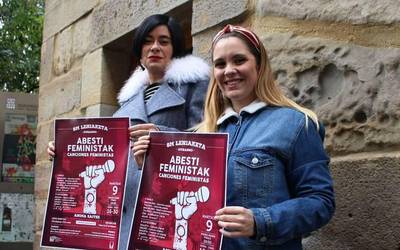 Abesti feministen bidez gazteak inplikatu gura dituzte Durangon