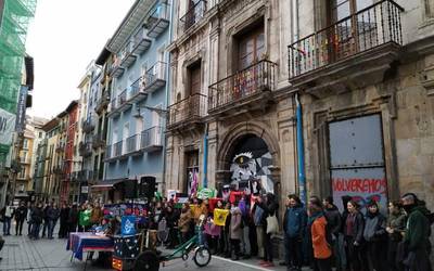 40 eragileren babesa jaso du Maravillas gaztetxearen aldeko manifestazioak