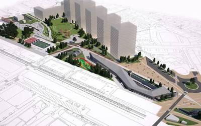 Tren estazioko etxeen plana "berregokitzeko" eskatu dio Irigorasek Eusko Jaurlaritzari