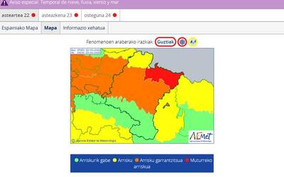 Elurteagatik "muturreko arriskua" pirinioetan