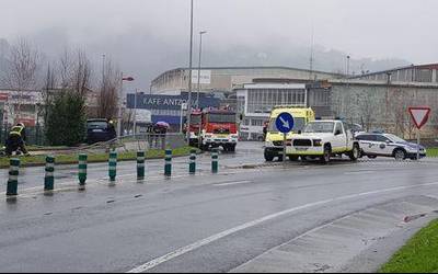 Pertsona bat zauritu da Landetan izan den istripu batean