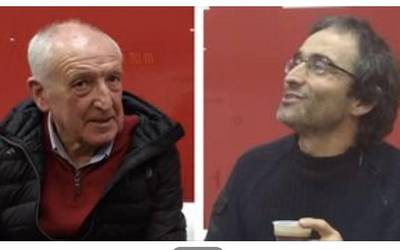 Andu Lertxundi eta Jon Sarasua 'Faktoria'n izan dira doluaz hitz egiten