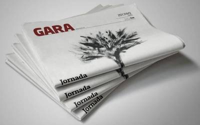 'Gara' eta lan-taldeari elkartasuna adierazi nahi diete TTIPI-TTAPAk eta Xorroxin Irratiak