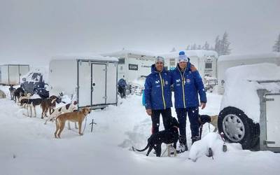 Kimetz Etxabek zortzigarren amaitu du Munduko mushing txapelketa