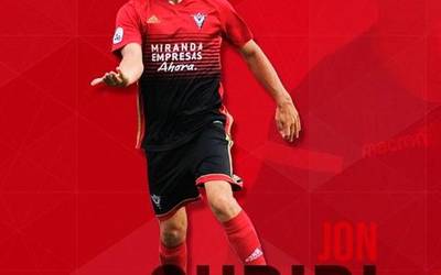 Realak utzita, Mirandes taldean ariko da aurrerantzean Jon Guridi