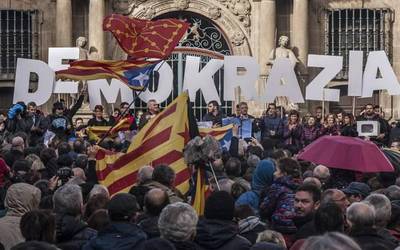 Katalunia auziko epaiketaren aurkako mobilizazioa deitu du ANCk otsailaren 12rako, Iruñean