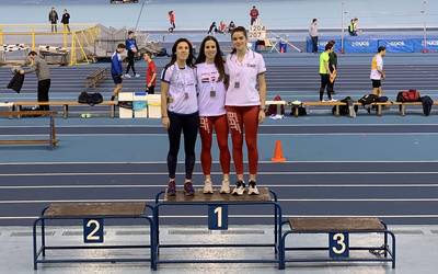 Nerea Sasian txapeldun pista estaliko Euskadiko atletismo txapelketan