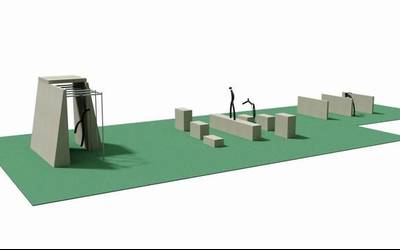 Parkour egiteko elementuak jarriko dituzte Ibarran