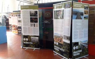 Pirinioetako Burdinaren Ibilbidearen inguruko erakusketa iritsi da Burdinbidearen Euskal Museora