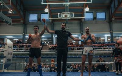 Ikuskizun ona eskaini zuten tokiko borrokalariek Aiara Fighters ekimenaren II. edizioan