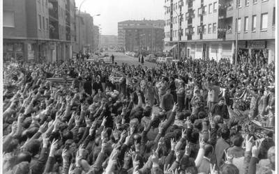 Langileen memoriak beteko ditu gaur Gasteizko kaleak