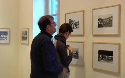 Zarautz Kirol Elkartearen 75 urteko ibilbidea jasotzen  duen argazki erakusketa inauguratu dute