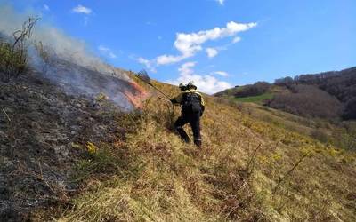 Nafarroako Suhiltzaileak Narbarten eta Zugarramurdin ibili dira asteburuan