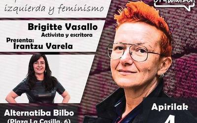 Alternatibak espazio mistoetako militantzia feminista aztertuko du Brigitte Vasallo eta Irantzu Varelaren eskutik