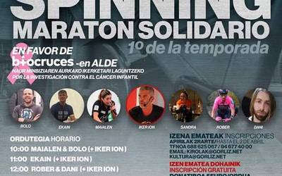 Spinning bizikleta-martxa solidarioa egingo du Los Urris Gorlizko taldeak
