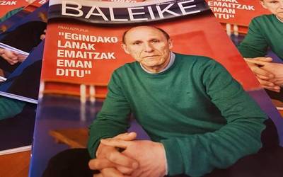 Fran Aizpurua apirileko Baleike aldizkarian