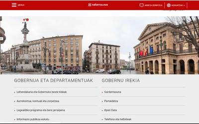 Gobernuaren webgunea irisgarriagoa da orain