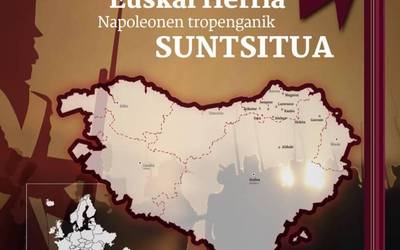 Napoleonen tropek Euskal Herria suntsitu zutela gogoan, oroitarria estreinatuko dute apirilaren 22an Saran