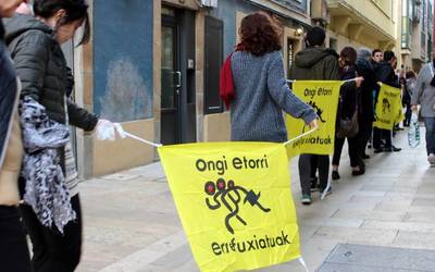 Errefuxiatuentzako janari bilketa egingo dute bihartik aurrera Elorrion, Abadiñon eta Iurretan
