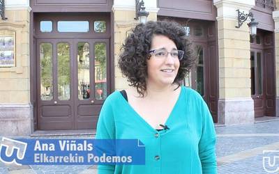 Ana Viñals, Elkarrekin Podemosen hautagaia