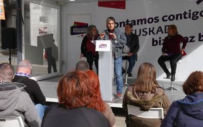 Elkarrekin Podemos: "Pertsona eta ingurua aldatzeko gu gara berme bakarra"