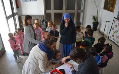 Jesusen Bihotza ikastetxekoek ere eskaini dute Mugaz Gain jaialdiko antzezlana