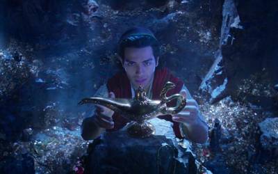 'Aladdin' filma ikusgai asteburuan, Baztartxon