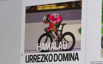 Aste honetan Ane Iriarte txirrindulari ohia eta Xabier Elosegi idazlea astekariko protagonistak