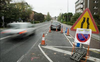 Algortako Ollarretxe kalean zirkulazioa moztuko dute kanalizazio-lanengatik