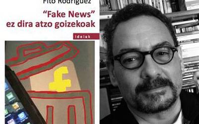 'Fake news' liburua aurkeztuko du gaur Fito Rodriguezek Karrikirin