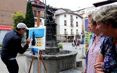 Ricardo Azkargorta bergararrak irabazi du aire libreko pintura lehiaketa