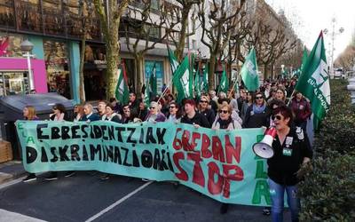 Gipuzkoako erresidentzietako langileek beste 26 eguneko greba hasi dute
