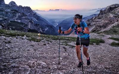Maite Maiorak bosgarren egin du Lavaredo Ultra Trail lasterketa entzutetsuan