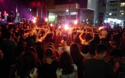 [BIDEOA] Autodefentsa feministarako deia egin dute Zaldibarko jaietan