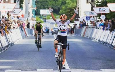 Moolman-Pasiok irabazi zuen atzo Emakumezkoen Nafarroako Klasikoko lehen etapa