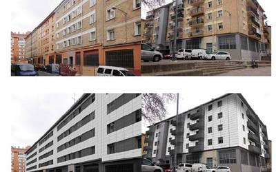 Sanduzelaiko 7 ataritan energia-eraginkortasuna hobetzeko proiektua aurkeztu du Iruñeko Udalak