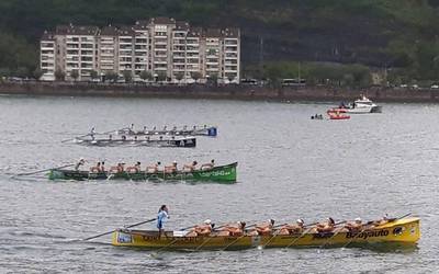 Orioko emakumezkoen traineruak matematikoki Euskotren liga irabazi du gaur, Hondarribian