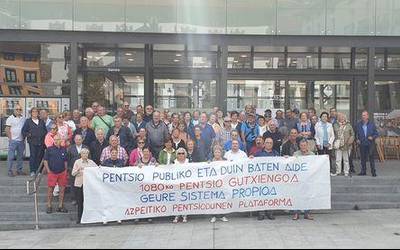 Berriro ekin diote pentsio duinen aldarria kalera ateratzeari