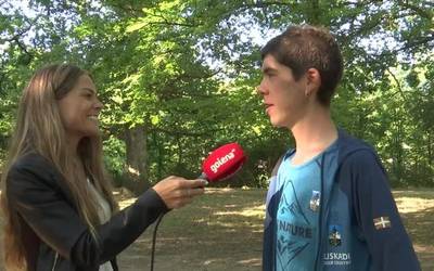 Asier Alonso mendi lasterkaria, Suitzako mundu mailako proban, lehen hogeien artean sailkatu da