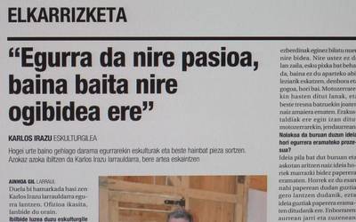Karlos Irazu eta Gipuzkoako Bertsolari Txapelketa beste hainbat gaien artean, Aiurriren hamaboskarian