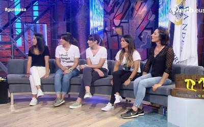 Bideoa: 'Gure kasa' saioan izan dira Orioko arraunlariak