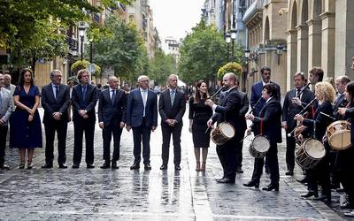 Elgoibarko Udal Txistulari Taldeak Euskaltzaindiaren mendeurren festan hartu du parte